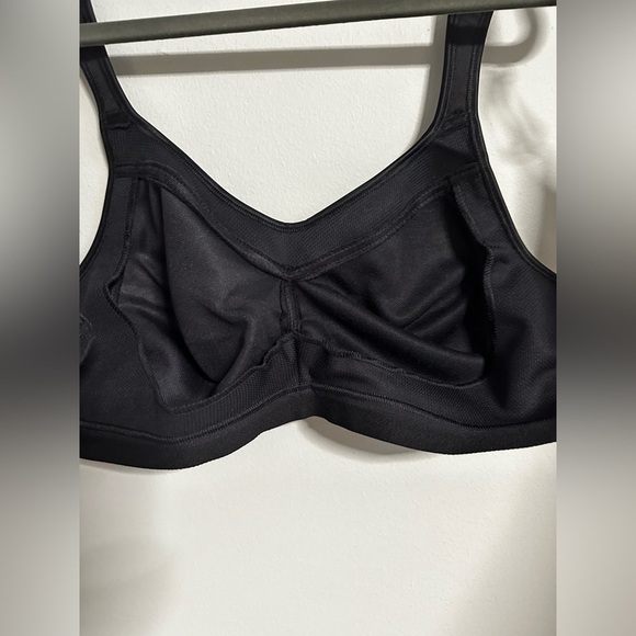 Playtex 18 Hour Bra 4159 Wire Free Size 40C Black 4 Way Support Breathable - Picture 8 of 13